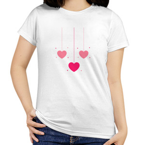 Kaos Love Hearts Hanging