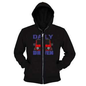 Hoodie Zipper Daily Driven 09