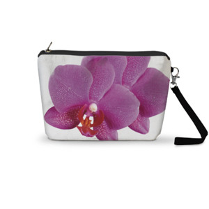 Pouch Trapesium Floral Orchid Pouch Design