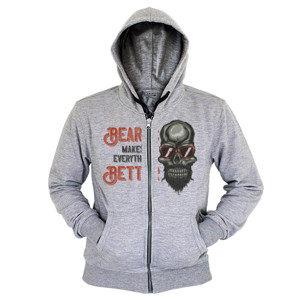 Hoodie Zipper Beards Make Better