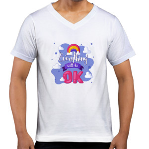 Kaos  MOTIVASI EVERYTHING WILL BE OK