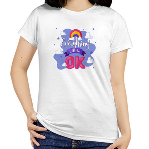 Kaos MOTIVASI EVERYTHING WILL BE OK