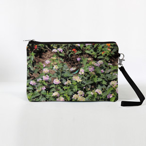 Dompet Butterfly and Flowers