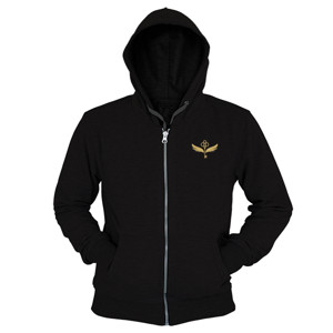 Hoodie Zipper Winged Key Harry Potter