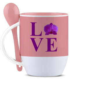 Mug Sendok LO(rchid)VE