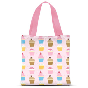 Tas Tote Fullprint Cupcakes Pattern - Tote Bag