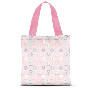 Tas Tote Fullprint Floral Pattern - Tote Bag