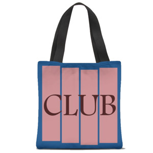 Tas Tote Fullprint CLUB TYPOGRAPHY 17