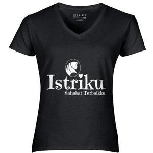 Kaos Kaos Muslim Islami Istriku Sahabat Terbaikku