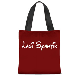 Tas Tote Fullprint Tas Tote Lagi Syantik