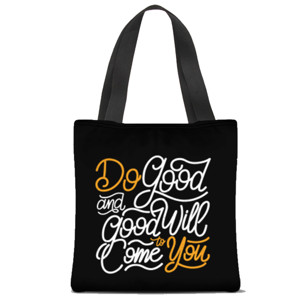 Tas Tote Fullprint Do Good And Good Will To Come You