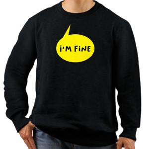 Jaket Sweater I'm Fine
