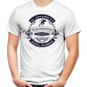 Kaos TEAM ATHLETICS INDONESIA ASIAN GAMES 2018 (2SIDED)