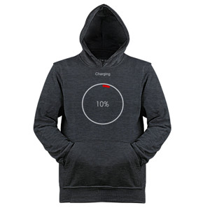 Jaket Hoodie Charging 10%