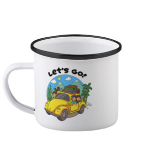 Mug Enamel Lets Go!