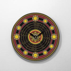 Jam Dinding Kaligrafi Gayatri Mantram