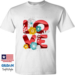 Kaos Gildan Soft Style Love
