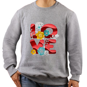 Jaket Sweater Gildan Soft Style Love