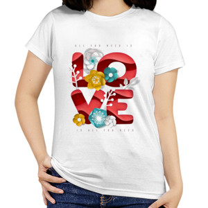 Kaos Gildan Soft Style Love