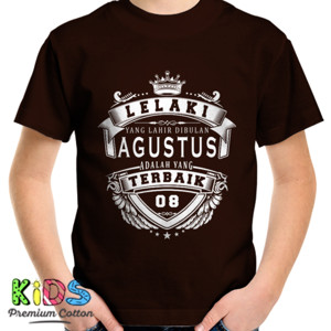 Kaos T-SHIRT LELAKI TERBAIK AGUSTUS - D2