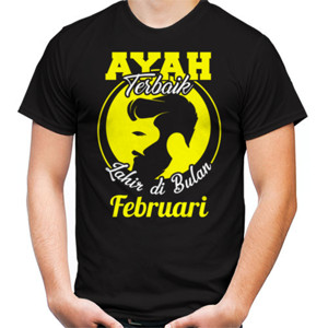 Kaos Ayah Terbaik Lahir di Bulan