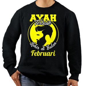 Jaket Sweater Ayah Terbaik Lahir di Bulan