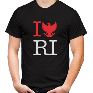 Kaos I Love Republik Indonesia