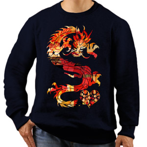 Jaket Sweater Naga Cinta