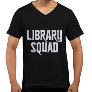 Kaos  Library Squad Shirt- Librarian Shirt-funny Librar