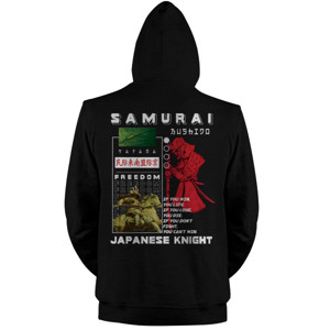 Jaket Hoodie Samurai Streetwear Hoodie Red Mango