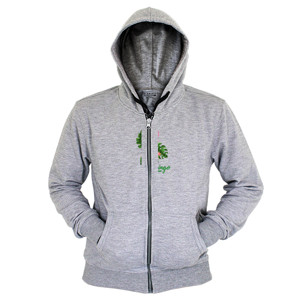 Hoodie Zipper Flamingo