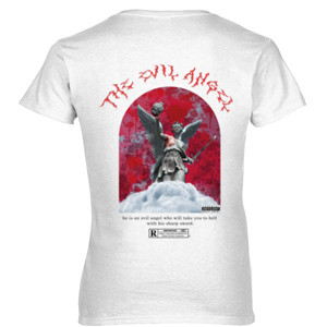 Kaos Kaos Streetwear The Evil Angel White