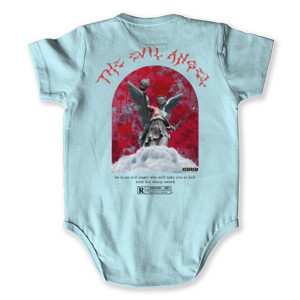 Baby Jumper Kaos Streetwear The Evil Angel White