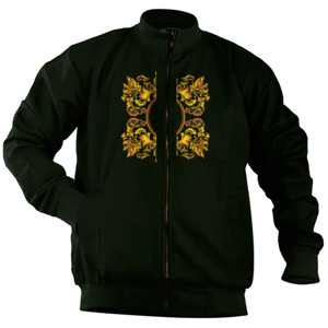 Jaket Bomber motif frame