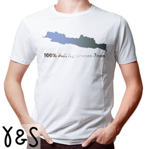 Kaos Asli Keturunan Jawa custom