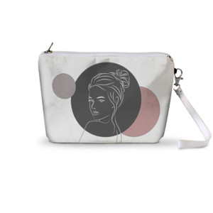 Pouch Trapesium pouch lady back