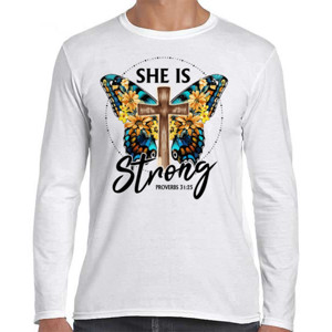 Kaos Kaos Cewe (Kristiani), Tema Salib dan Kupu-kupu