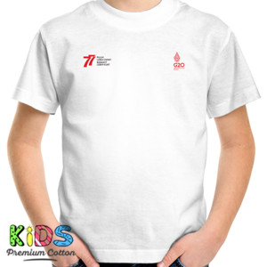 Kaos HUT 77 RI Merah Anak Unisex