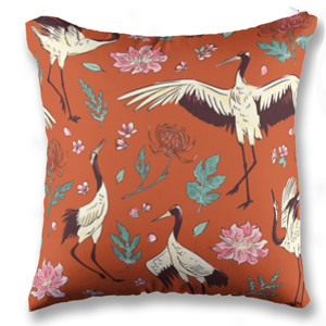 Bantal Chinese Bird Nature