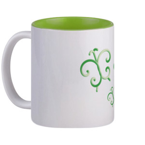 Mug Kupu-Kupu Abstrak 3D (3D Abstract Butterfly)