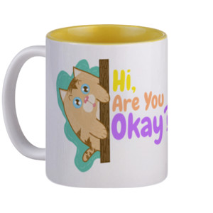 Mug Cat Lover - hi are you okay?