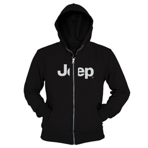 Hoodie Zipper T-Shirt - Jeep - Putih