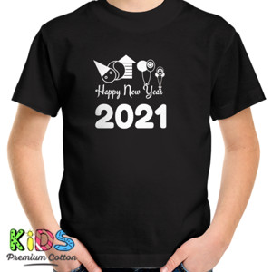 Kaos Happy New Year 2020 Selamat Tahun Baru