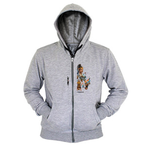 Hoodie Zipper Kaos Gatot Kaca Satria Pringgandani