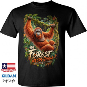 Kaos ORANGUTAN FOREST CONSERVATION POSTER