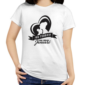 Kaos tshirt Mom lahir di Januari