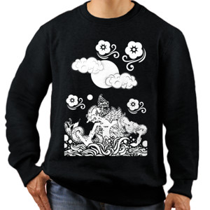 Jaket Sweater Wayang