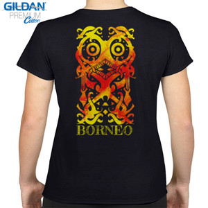 Kaos Borneo - Motif Dayak