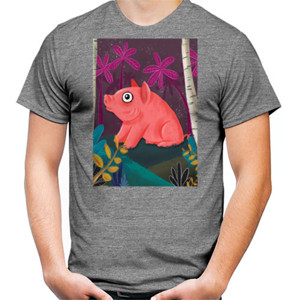 Kaos Kaos Wanita Pigi - pigi V-Neck by Co_mbro