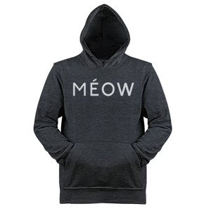 Jaket Hoodie Meow Feline French Couture Typography